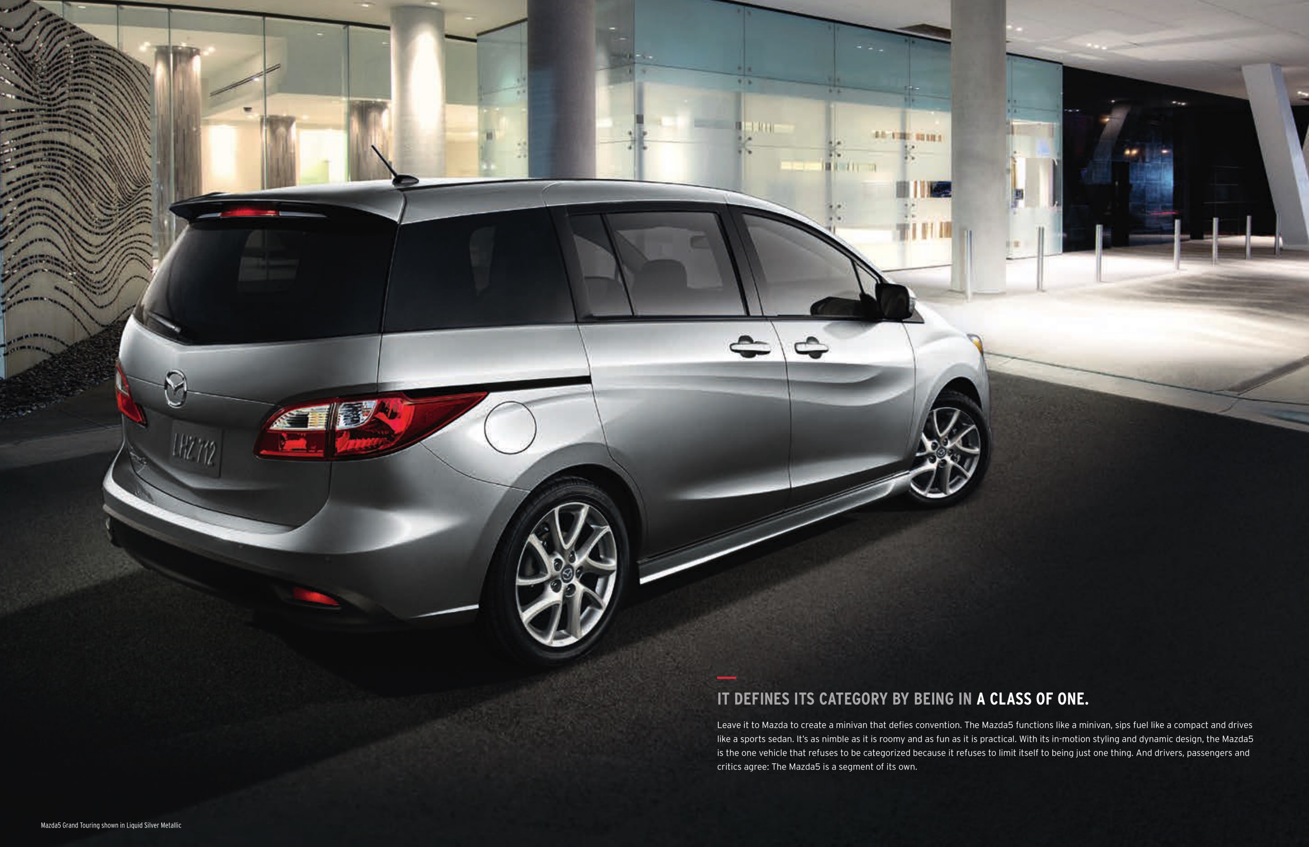 2014 Mazda 5 Brochure Page 1